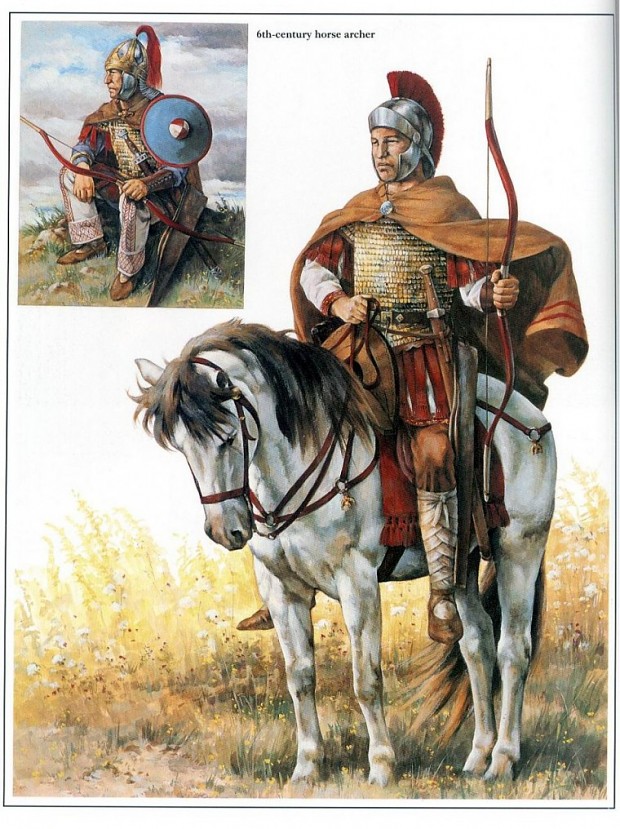 Byzantine archer & Mounted Archer