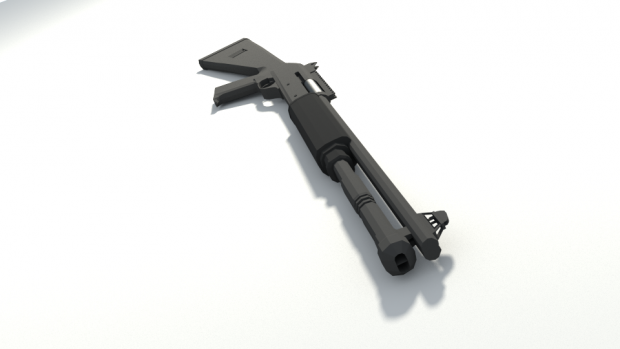 Shotgun 3D model #1