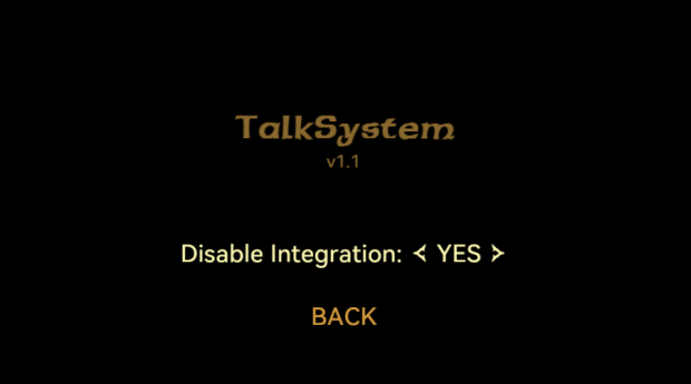 TalkSystem v1.1