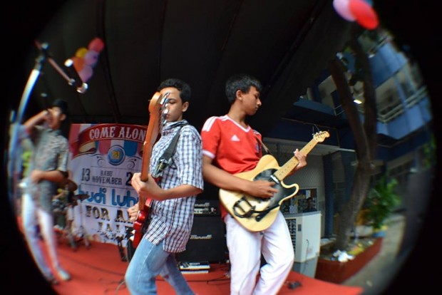my first time on stage! LOL.... XD