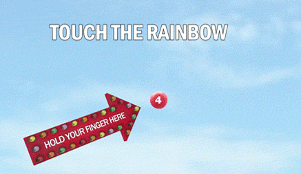 Touch the rainbow.