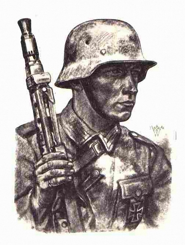 A German soldier drawing image RapidCro Mod DB