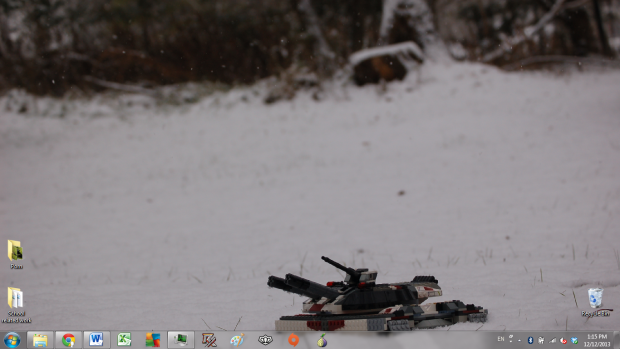 My Desktop (Winter Themed)