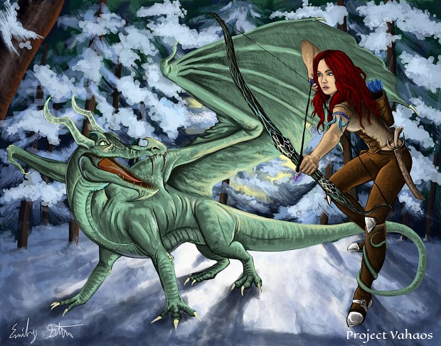 Archer and Dragon