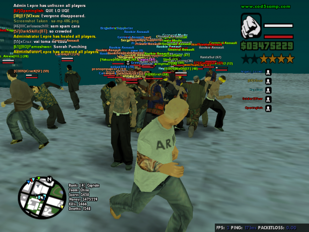 GTA SA: COD5 Total War Shamal Event
