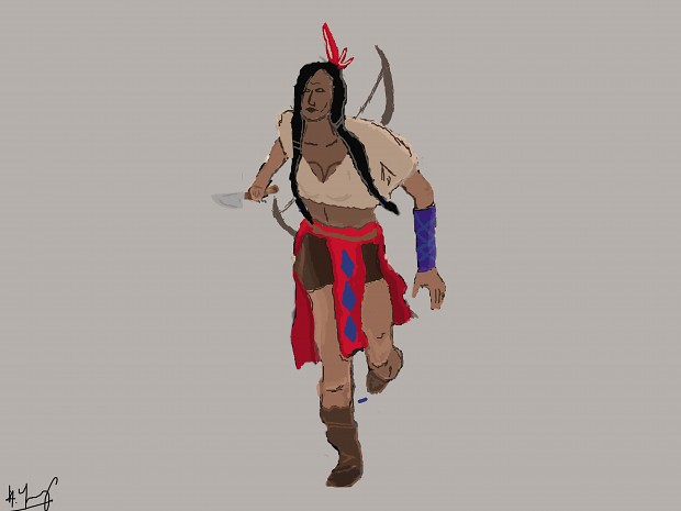 Native American Assassin Concept