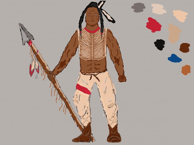 Native American Spearman Concept