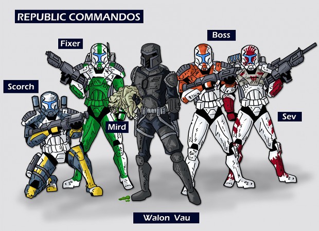 Star Wars Republic Commando Delta Squad