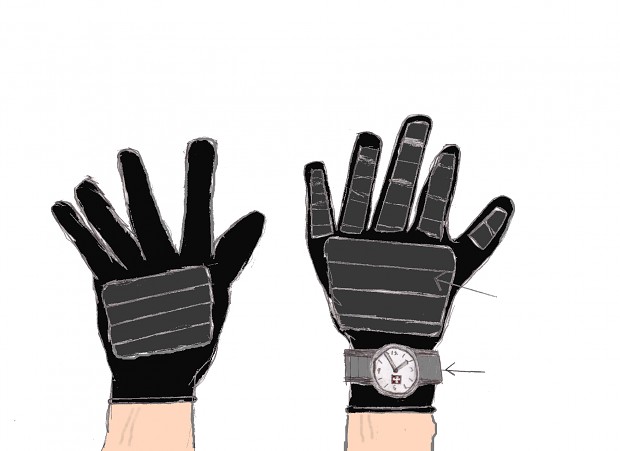 Revised version of the gloves
