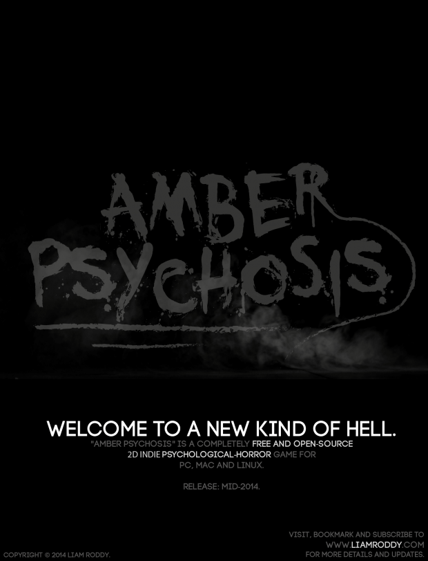 "Amber Psychosis" Announcement Poster
