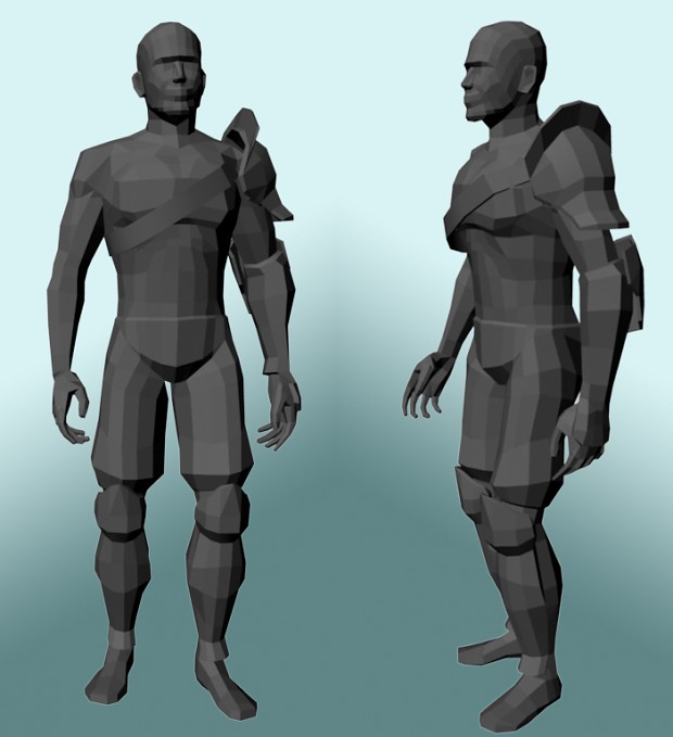3D Warrior Model