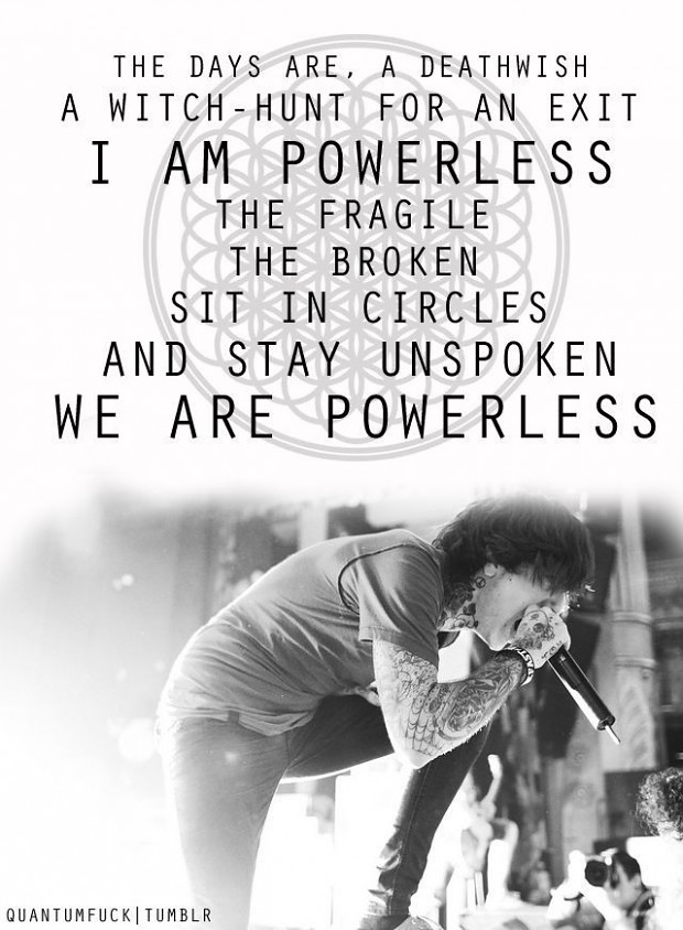We are powerless
