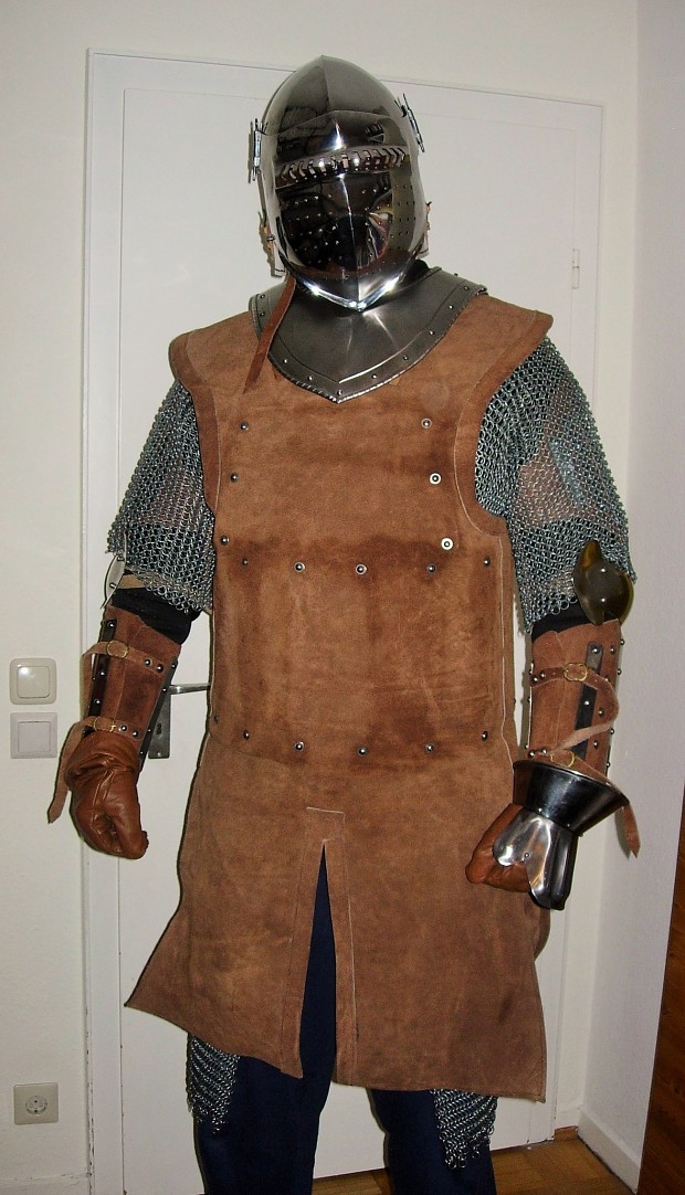 Medieval Armor Test Fitting