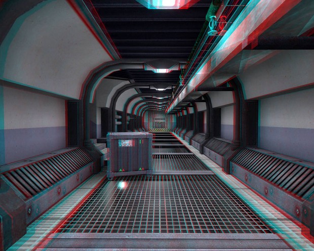 Black Mesa - Lambda Complex Hallway 2 3D (Ana)