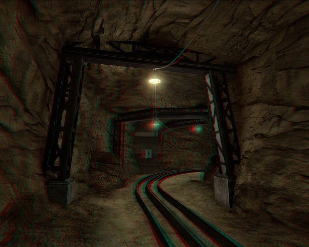 Black Mesa - On A Rail Uncut Train Tunnel 3D (Ana)
