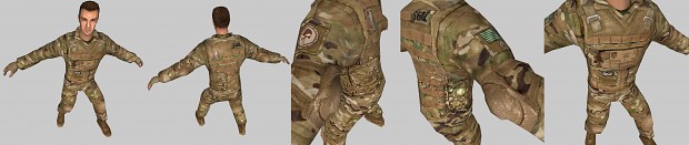 Multicam skin for Navy SEALs, game BF2