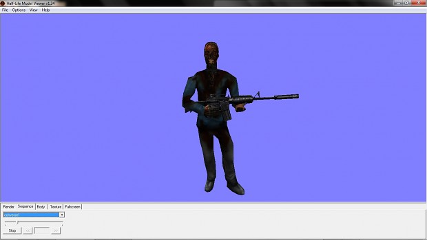 A Model From HL2 converted to Hgrunt Animations