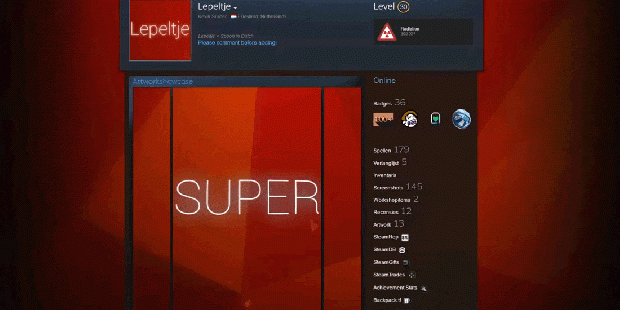 Steam Profile Package #SuperHot