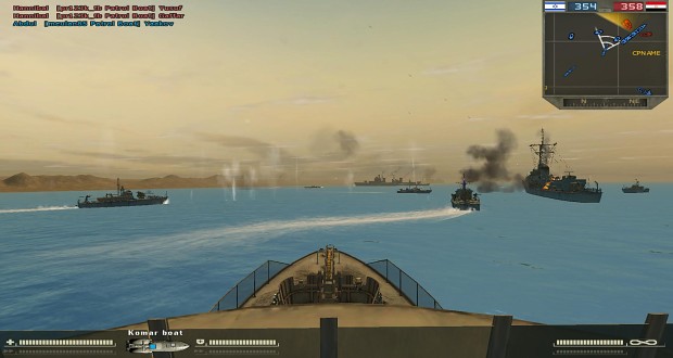 Naval battles progress