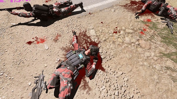 Finally a blood pool feature in Arma 3