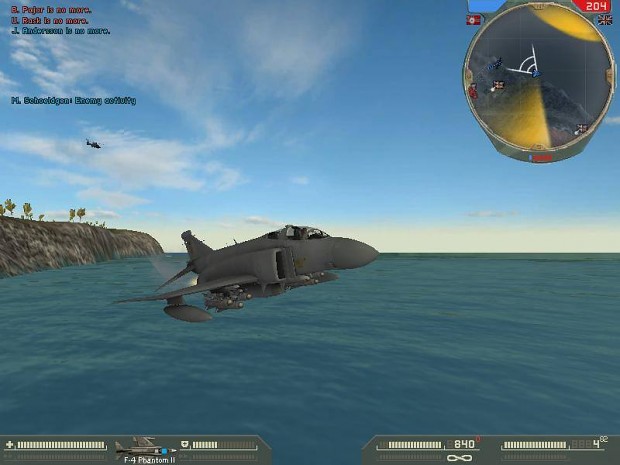 random Screenshot w/Phantom over Malame's airfield