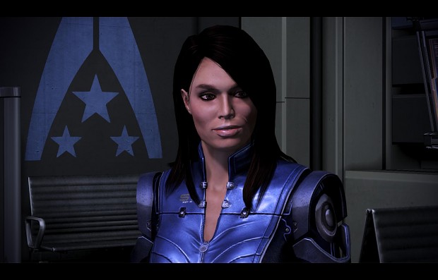 Ashley's ME1 face in-game