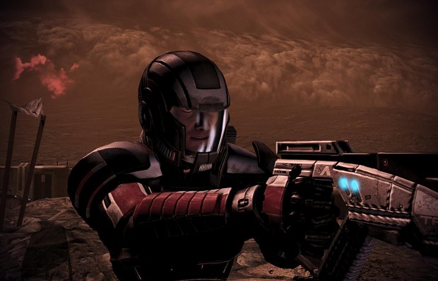 Shepard with Full Face N7 helmet mod