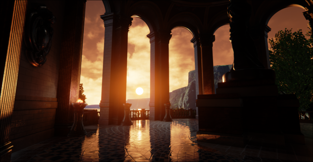 Unreal Engine 4 - Modified Mobile Temple Demo