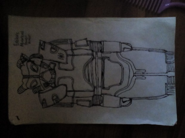 First complete draw, Enclave Advanced Power Armour.