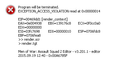 Men of War Assault Squad 2 Mod Error