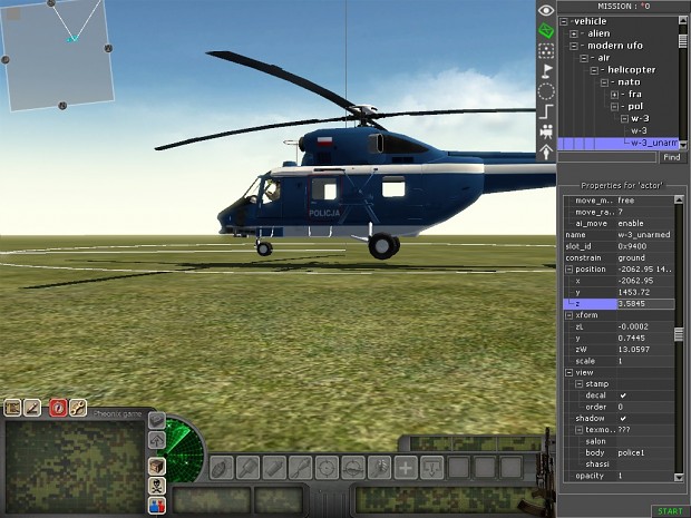 How to adjust the ground height of this Copter