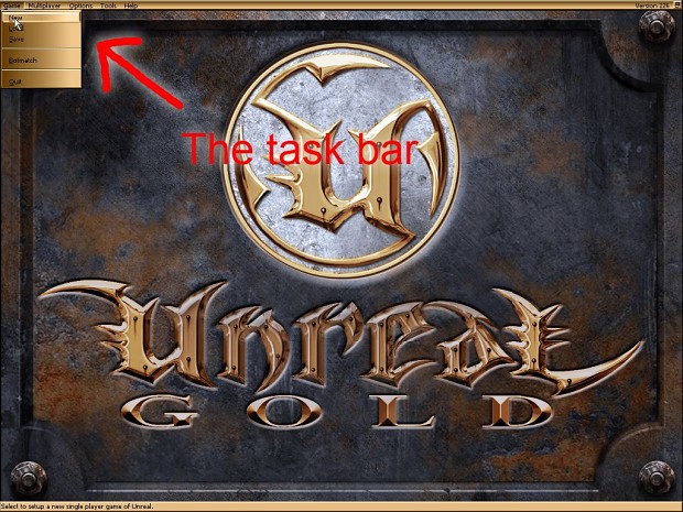 Original Unreal Gold Screen