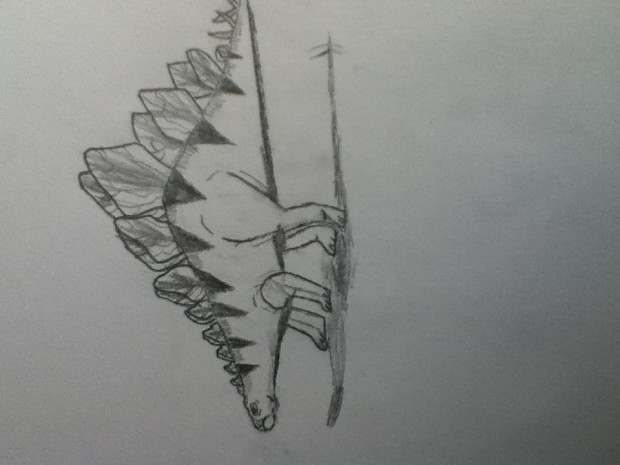 Stegosaurus art