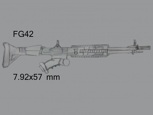 Re-designed WW2 Weapons (FG42)