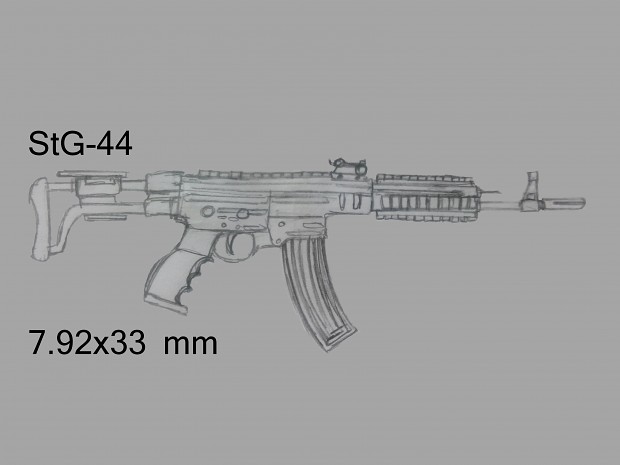 Re-designed WW2 Weapons (StG-44)