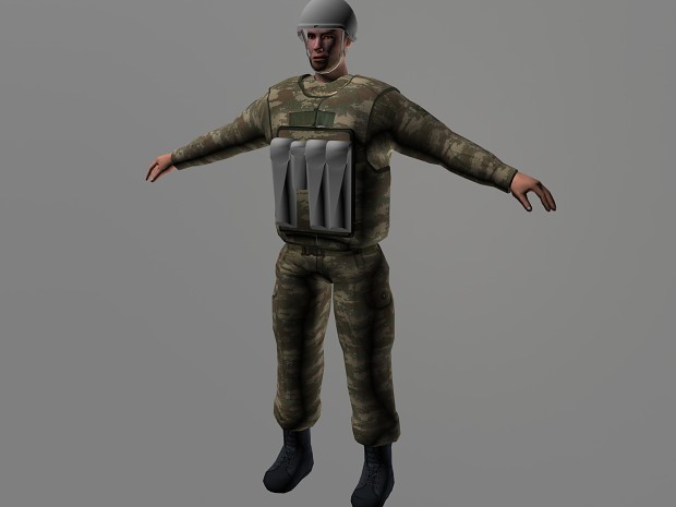 Turkish Armed Forces Heavy Soldier for BF2:TaW