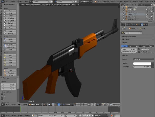 another angle of the ready-ish ak