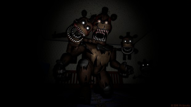 GMod] Nightmare Freddy Wallpaper (Remake) by OdiumDevoniX on