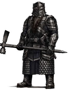 Erebor Warrior with hammer