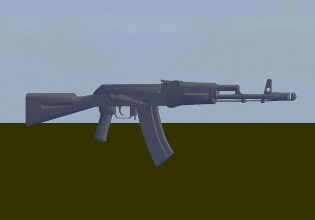 Model Preview: AK-74 rifle