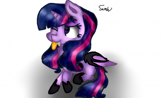Sarah)Twilight sparkle bat (made)