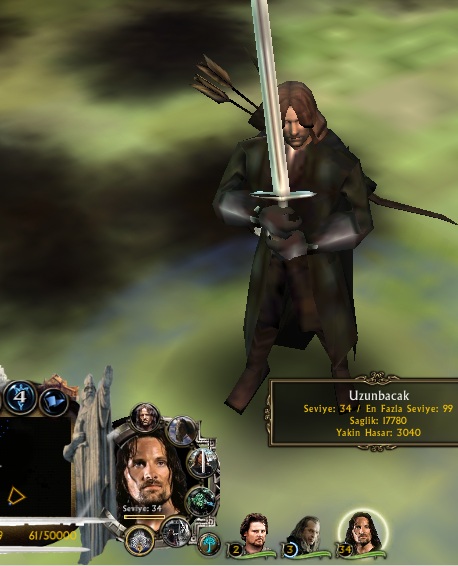 Aragorn 34 from 99 level
