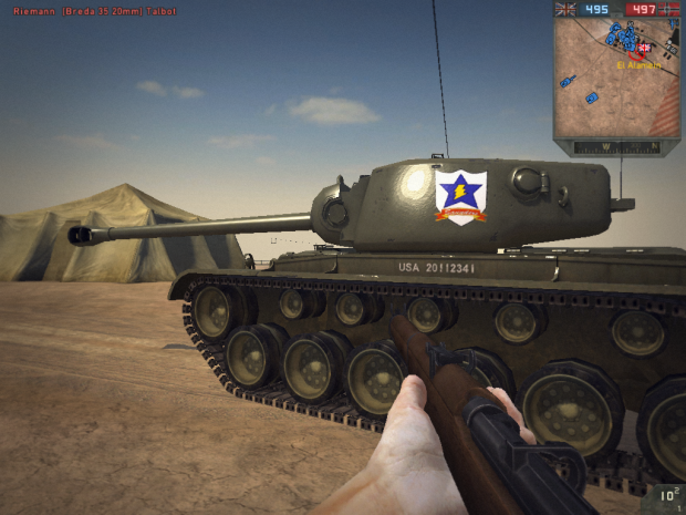 Pershing tank from FH2