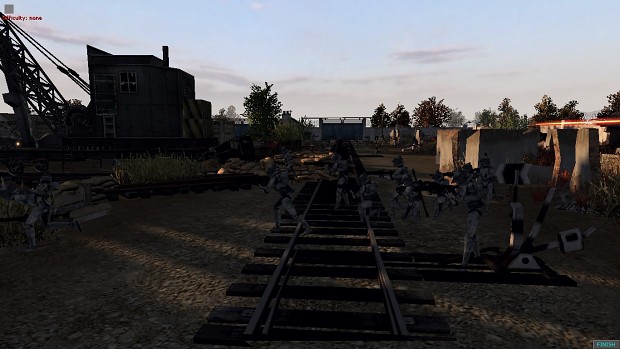 Trauma's ARF Troopers assaulting the factory