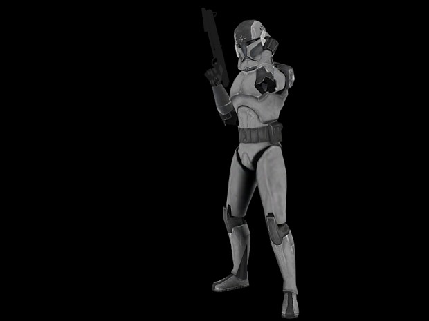 Clone Trooper Spark 3D render 1
