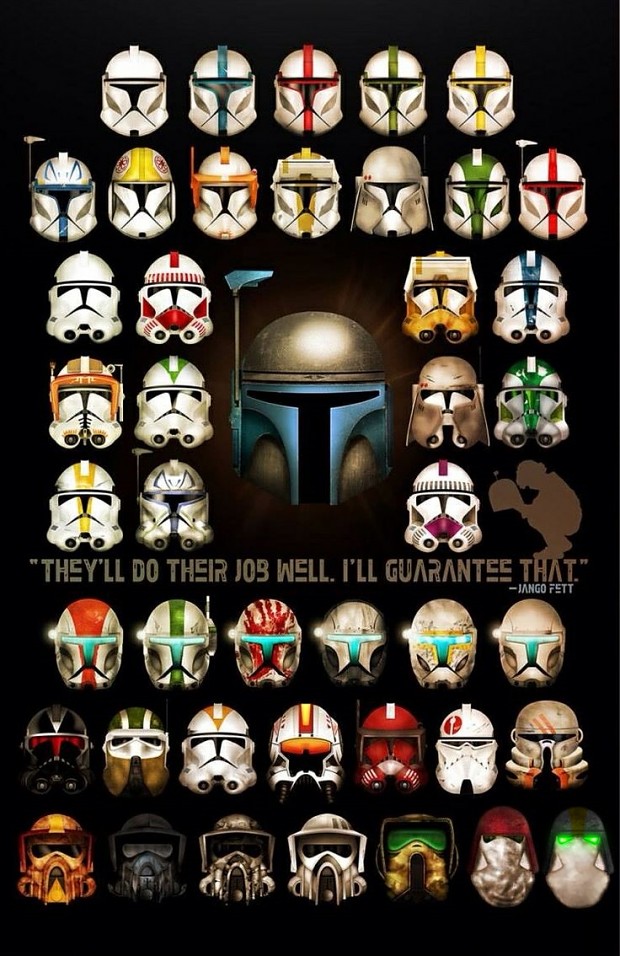 The Clone Troopers of the Republic...