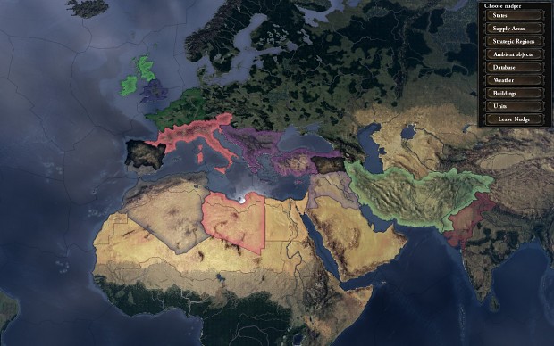 A view of my newest HOI4 mod's map