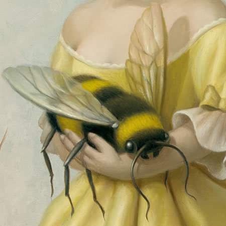 good morning sir, mind petting a bee?