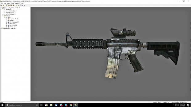 Game-Ready's M4A1 with acog scope