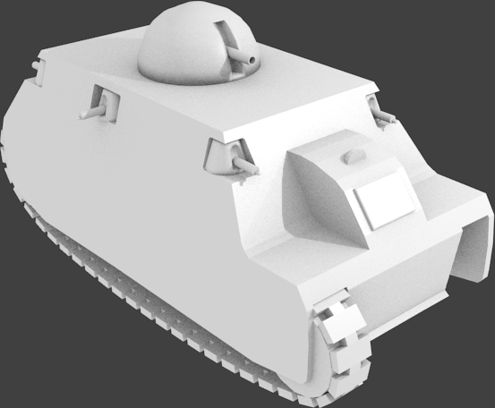 unfinished fiat 2000 tank